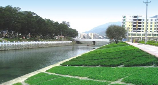 中電建水電六局杭州富陽北支江綜合整治工程開工