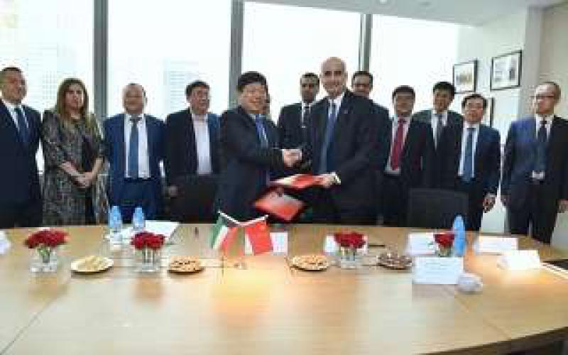 科威特石油公司（KPC）周二與中國(guó)山東煉油化工集團(tuán)簽署了合作協(xié)議，以銷售科威特原油