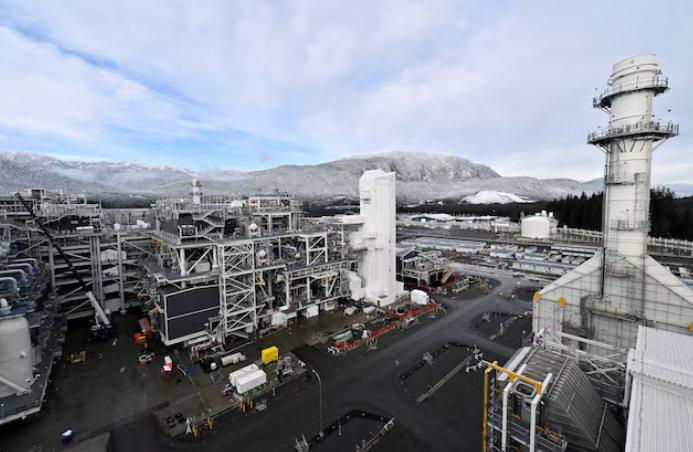 加拿大液化天然氣工廠在基蒂馬特實現首批出口液化天然氣生產